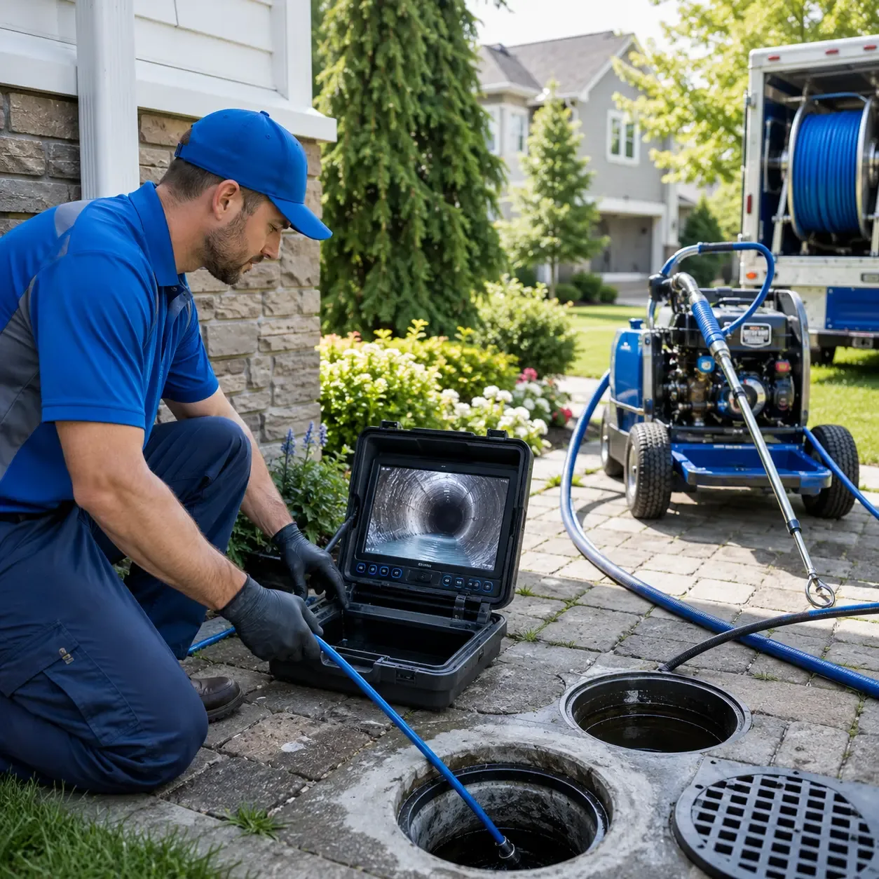 Outdoor drain cleaning professionals serving Harrisville, NY